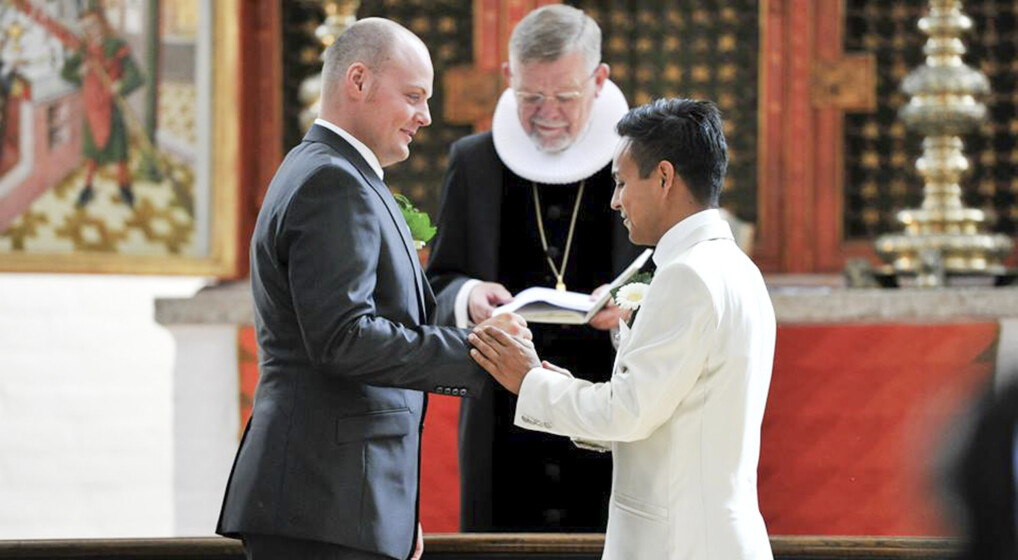 Peter Borg og Peter Rothgardt bliver viet